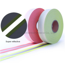 Fluorescent Flame Retardant Reflective Fabric Tape for Firefighter Garments